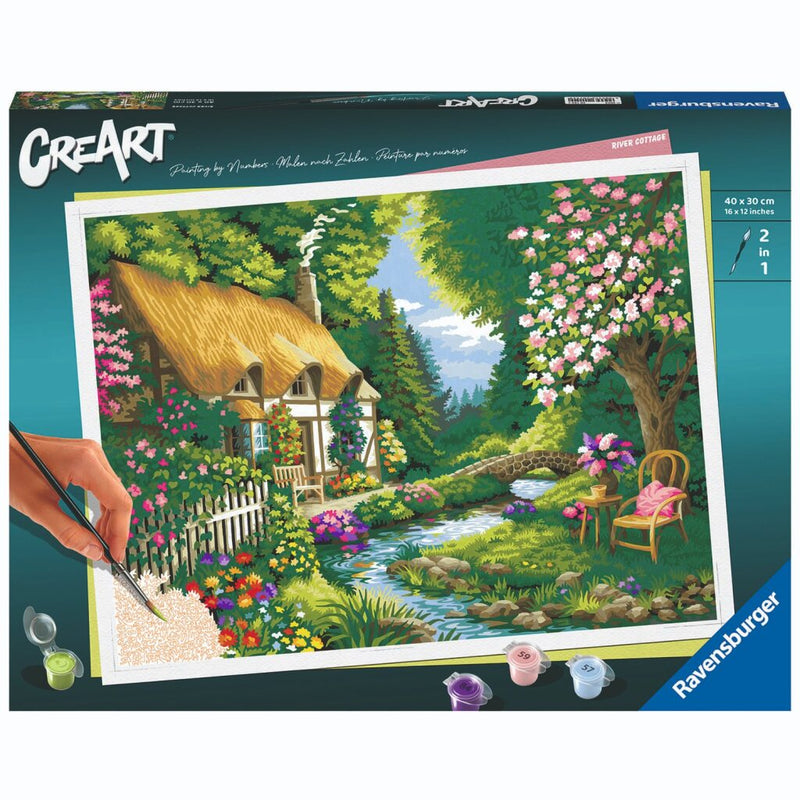 Ravensburger CreaArt Schilderen op Nummer Cottage Garden