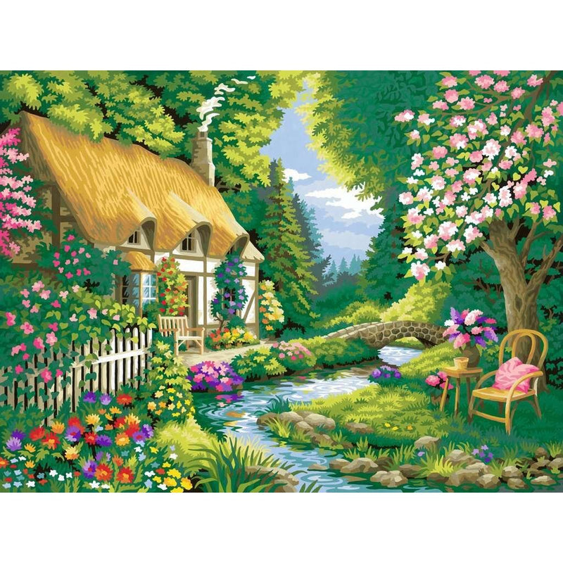 Ravensburger CreaArt Schilderen op Nummer Cottage Garden