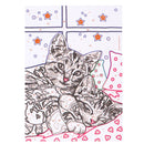 Ravensburger CreArt Schilderen op Nummer Slapende Poezen Glitter