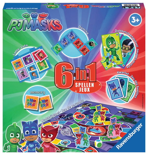 PJ Masks Spellen, 6in1
