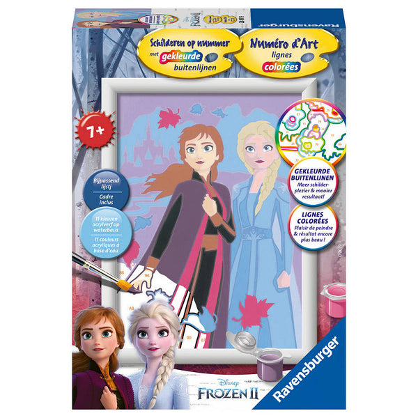 Schilderen op nummer Serie Classic E Frozen 2 Zusterliefde
