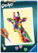 CreArt Schilderen op Nummer - Giraffe