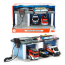 Dickie Toys Resque Center met Licht en Geluid + 3 Voertuigen