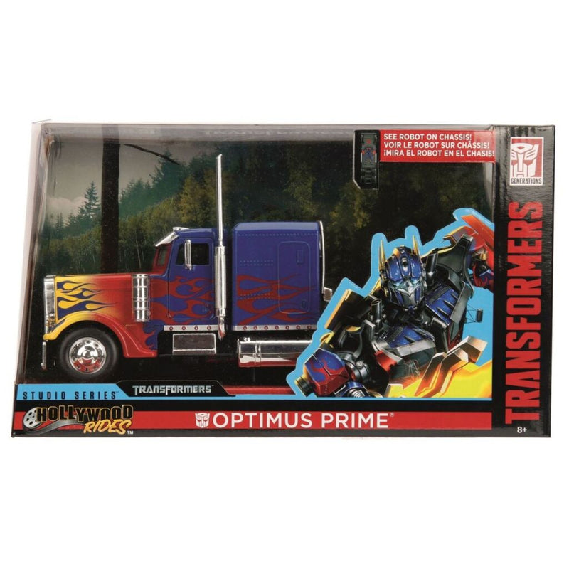 Hollywood Rides Die-Cast Transformers Optimus Prime