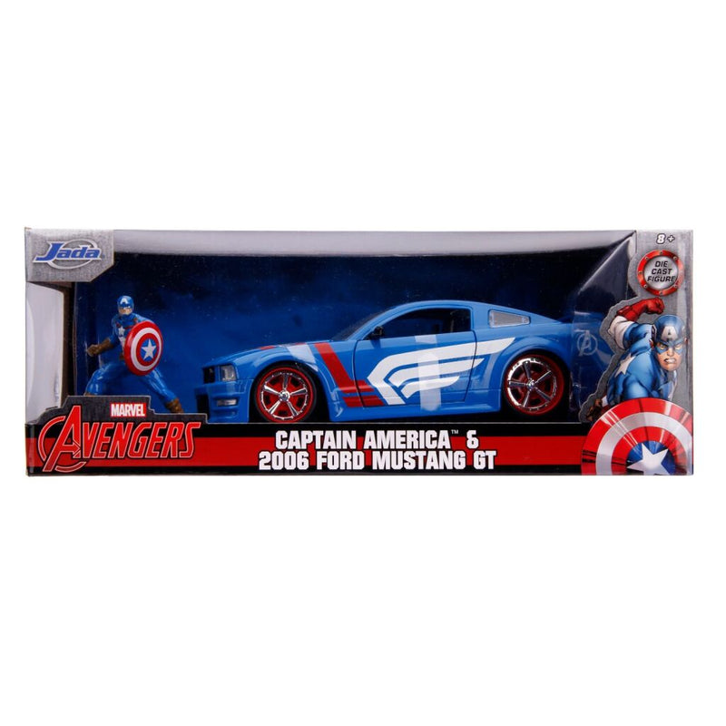 Jada Avengers Captain America met Auto 1:24