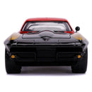 Jada Die-Cast Black Marvel Avengers Black Widow 1966 Chevy + Figuur 1:24