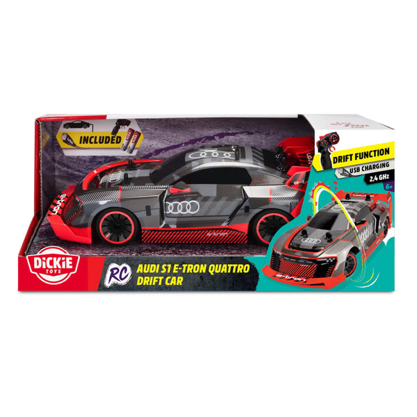 Dickie RC Audi S1 E-Tron Quattro Drift Car, RTR