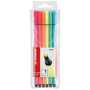 STABILO Pen 68 - Viltstift - Set met 6 Fluoriserende Stuks