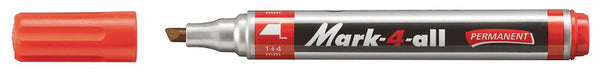 STABILO Mark-4-All 651 marker beitel rood 10 st.