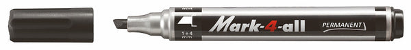 STABILO Mark-4-All 651 marker beitel zwart 10 st.