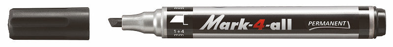 STABILO Mark-4-All 651 marker beitel zwart 10 st.