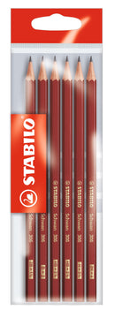 STABILO Grafietpotloden 6 stuks in zakje 6 hardheden