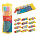 Stabilo Fineliners Set in Etui 25 Kleuren Assorti