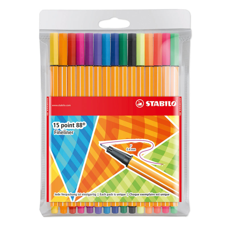 Stabilo Style Me Up Fineliner P88 15 Stuks Assorti