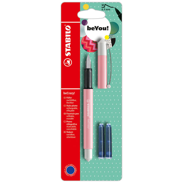 Stabilo Vulpen met 2 Vullingen Pastel-Roze
