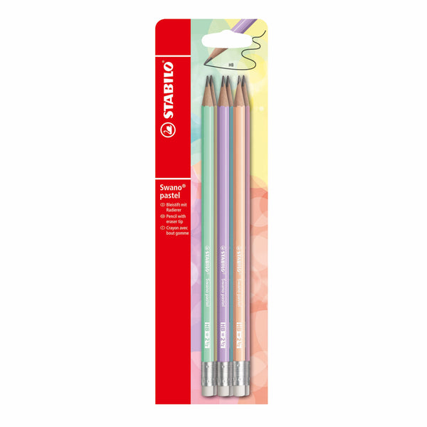 STABILO Swano Pastel HB 6 stuks blister