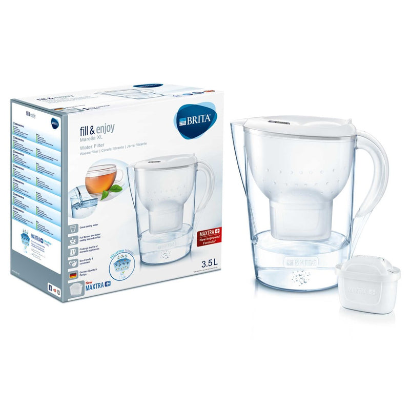 Brita Marella XL Waterfilterkan Wit 3,5L