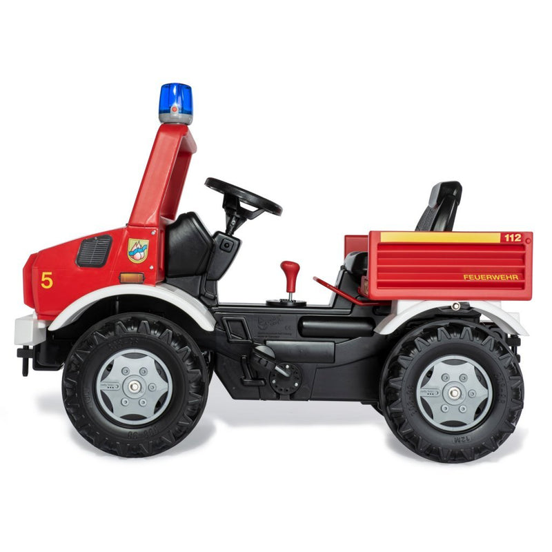 trapvoertuig RollyUnimog Fire 118 x 81 x 54 rood
