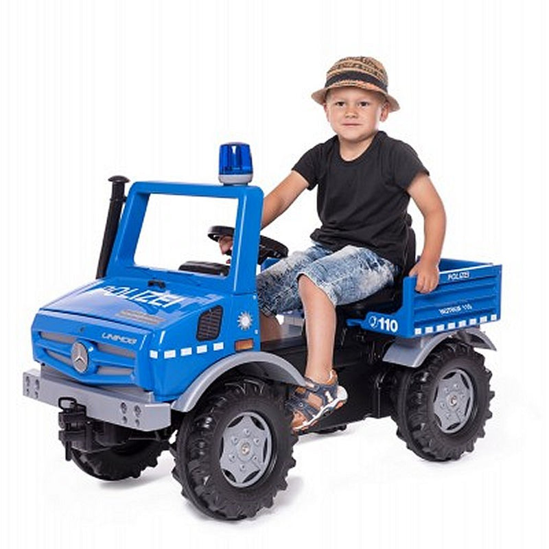 RollyUnimog Police Junior Blauw/Zwart