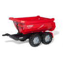 aanhanger RollyHalfpipe Krampe 89 x 43 x 45 cm rood