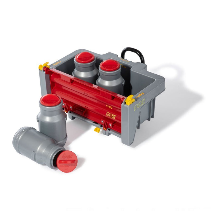 aanhanger RollyBox Melkkan 43,5 x 23,5 cm grijs/rood
