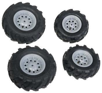 Rolly Toys 409846 4 Luchtbanden voor RollyJunior en RollyFarmtrac Tractoren Zilver