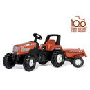 traptractor RollyFarmtrac Fiat Centenario rood