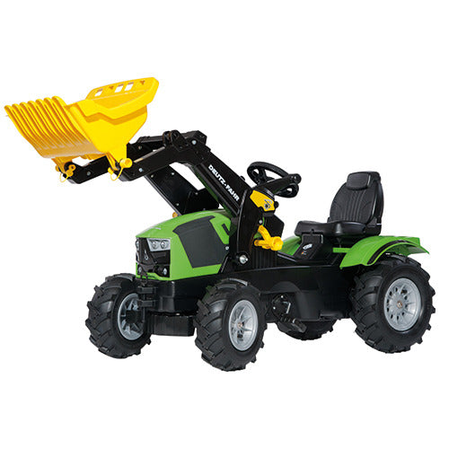Rolly Toys 611218 RollyFarmtrac Deutz-Fahr 5120 Tractor met Lader en Luchtbanden