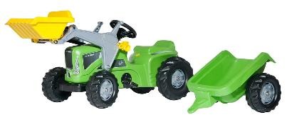 traptractor RollyKiddy Futura groen/zwart