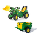 Rolly Toys 710027 John Deere Tractor met Lader + Aanhanger