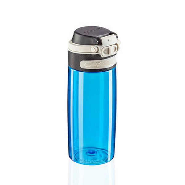 Leifheit 3266 Flip Tritan Drinkfles 550 ml Lichtblauw