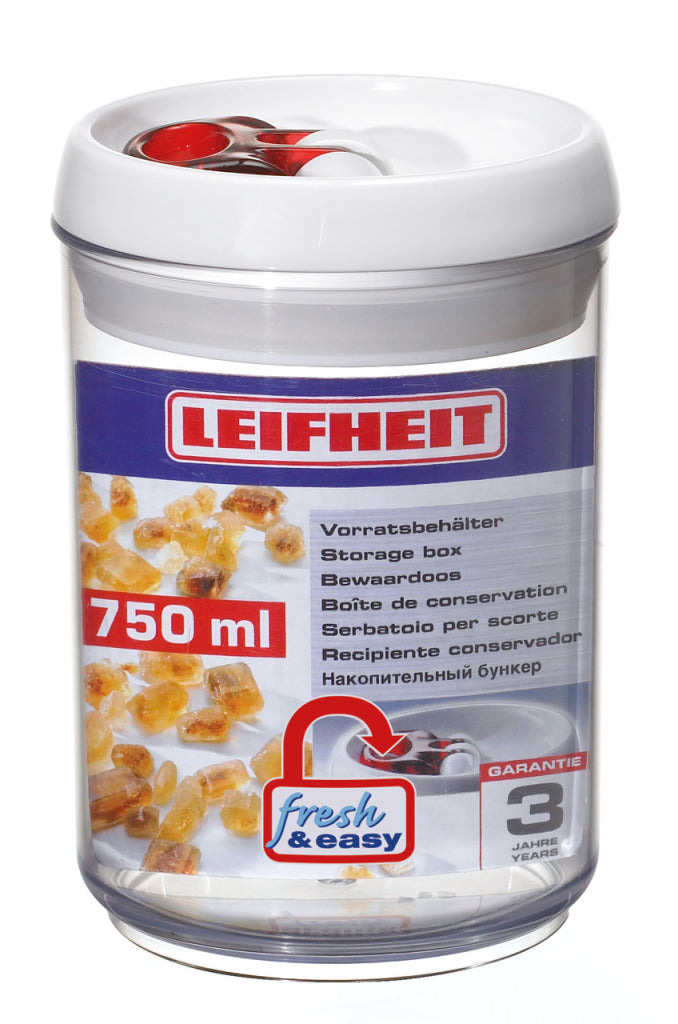 Leifheit 31199 Voorraadbus Fresh &amp; Easy Rond 750ML