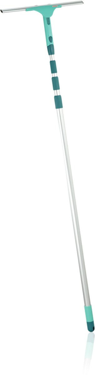 Leifheit 51426 Powerslide Raamwisser met Telescoopsteel en Microfiber Overtrek 40 cm