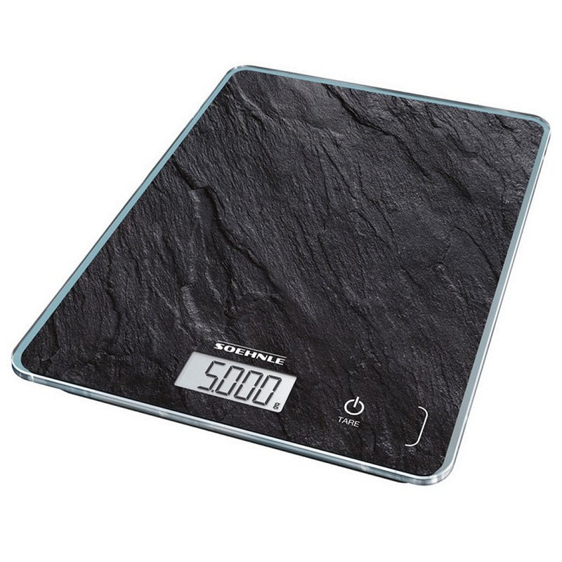 Soehnle keukenweegschaal compact 300 - leisteenlook