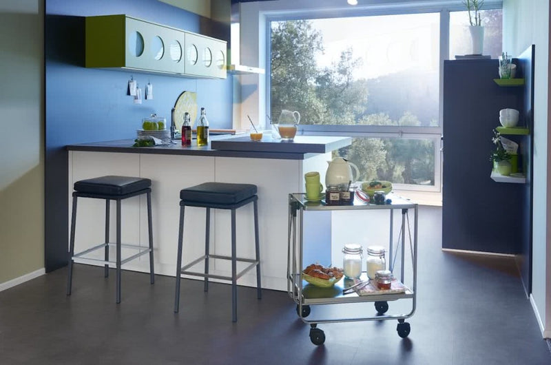 Leifheit 74291 Rolwagen Ruimtebesparend Zilver