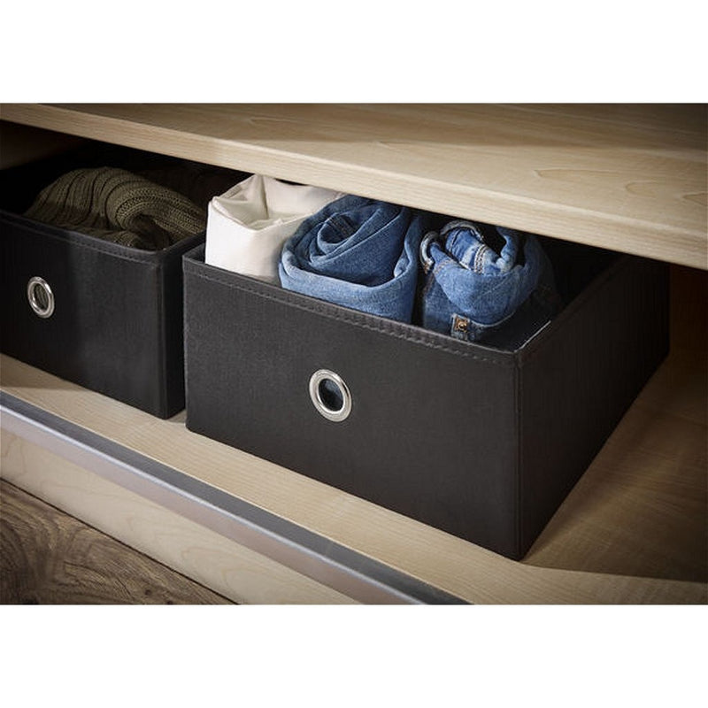 Leifheit 80007 Small Box Set 27.5x28x13 cm 2 Stuks Zwart