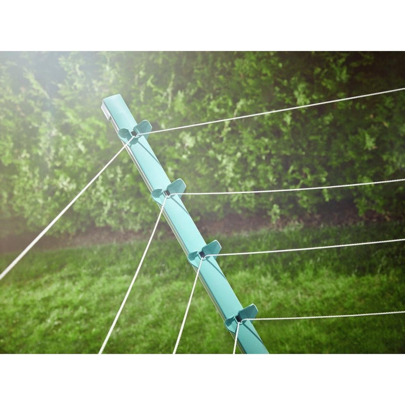 Leifheit 85286 Linomatic 500 Easy Droogmolen 50 m Drooglente Groen/Zilver