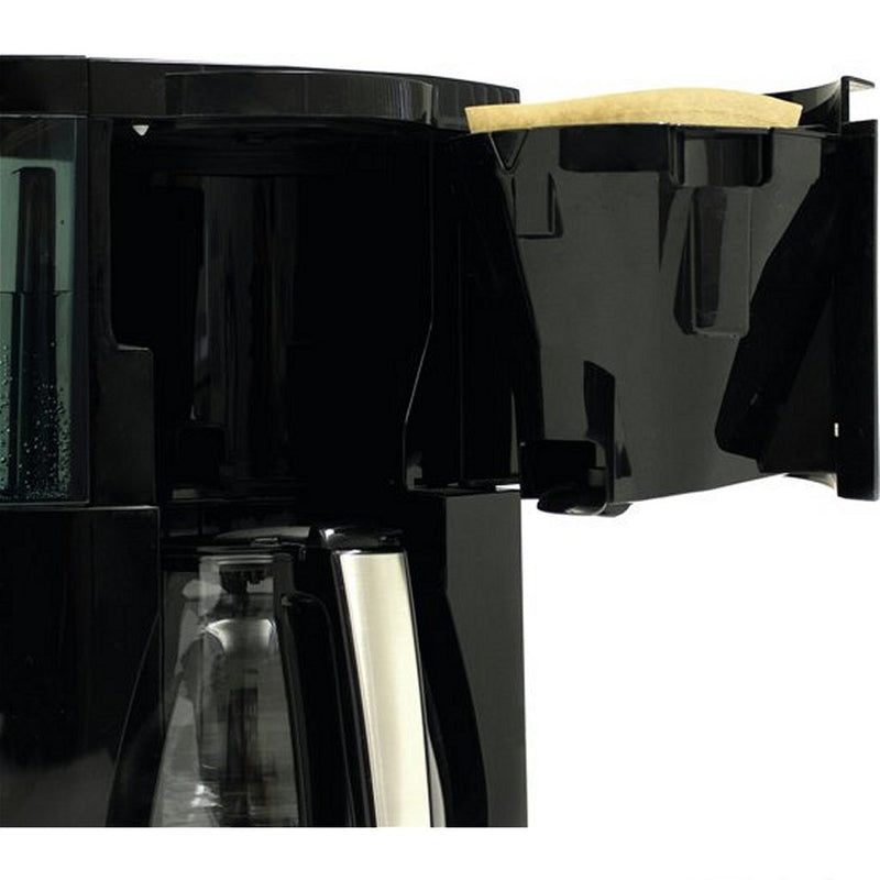 Melitta 6613648 Optima Timer Koffiezetapparaat Zwart/RVS