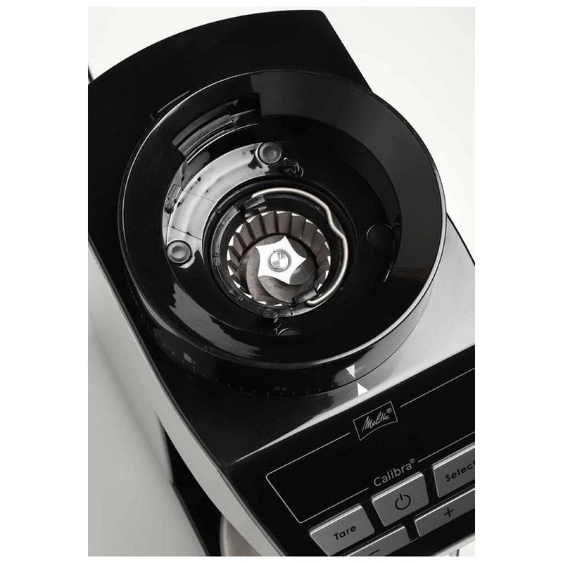 Melitta SST 1027-01 Calibra Koffiemolen met Weegschaal Zwart/RVS