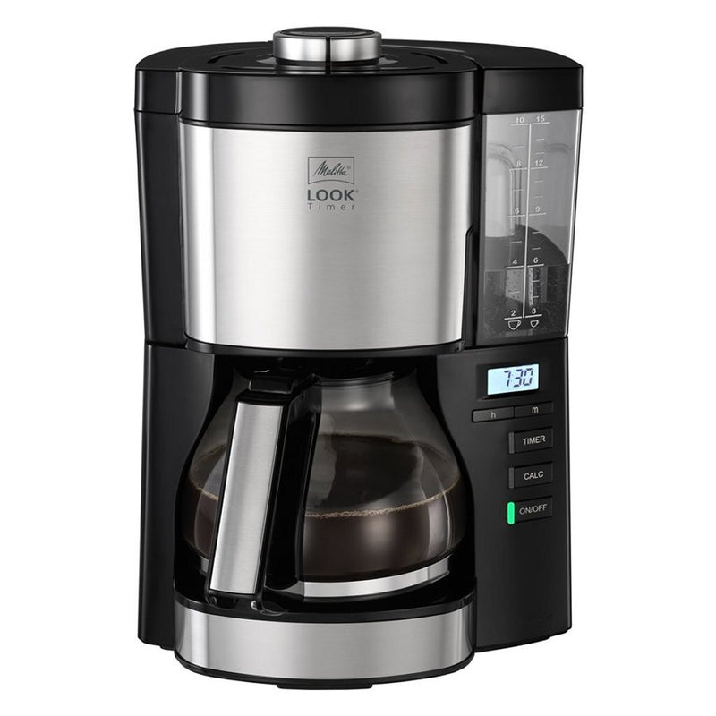 Melitta 1025-08 Look Timer Koffiezetapparaat Zwart/RVS