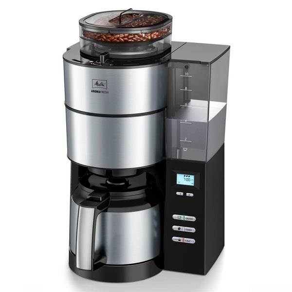 Melitta AromaFresh Therm Koffiezetapparaat RVS/Zwart