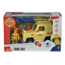 Simba Brandweerman Sam Jeep 4x4 + Figuur en Licht