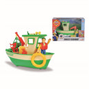 Simba Brandweerman Sam Charlies Vissersboot + Figuur