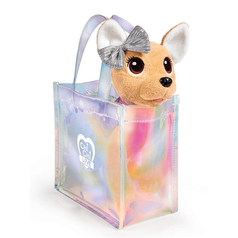Chi Chi Love Shimmer Knuffelhond in Tas