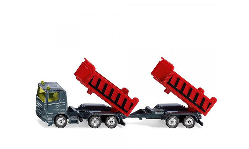 Siku 1685 Vrachtwagen met Kantelbare Bak en Kiepaanhanger