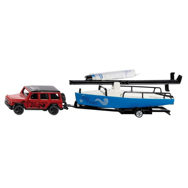 Siku 2564 Mercedes AMG G65 met Zeilboot 1:55