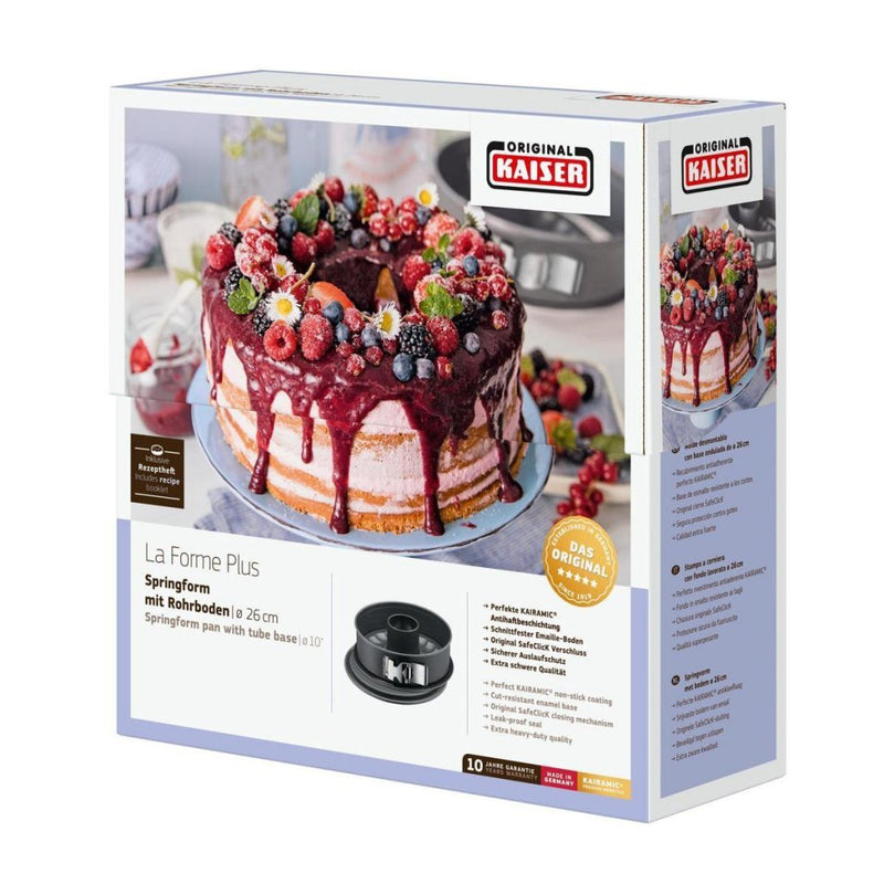 Kaiser 2300638003 La Forme Plus Springvorm 26 cm Zwart
