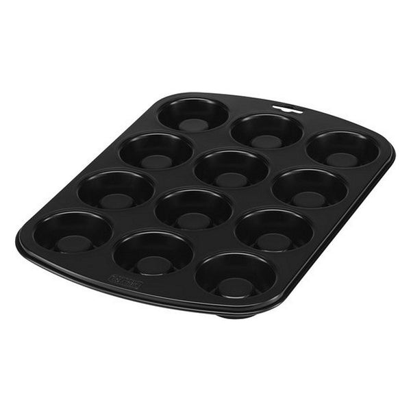 Kaiser 2300646381 Inspiration Muffinbakvorm 38x27x3 cm Zwart