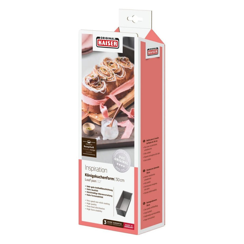 Kaiser 2300659688 Inspiration Broodbakvorm 30 cm Zwart