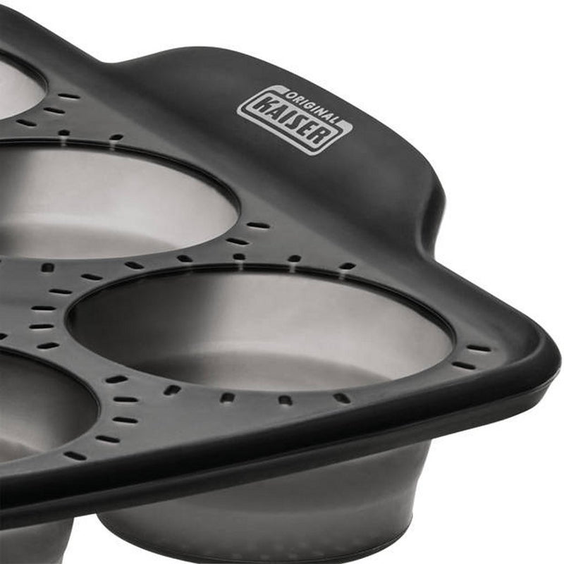 Kaiser 2300681269 CrispFlex Siliconen Muffinvorm Grijs